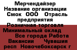 Мерчендайзер › Название организации ­ Смок, ООО › Отрасль предприятия ­ Розничная торговля › Минимальный оклад ­ 20 000 - Все города Работа » Вакансии   . Чувашия респ.,Новочебоксарск г.